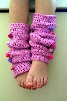 crochet baby leg warmers 4