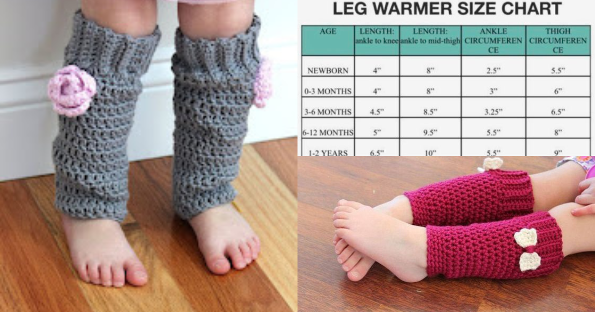 crochet baby leg warmers tutorial