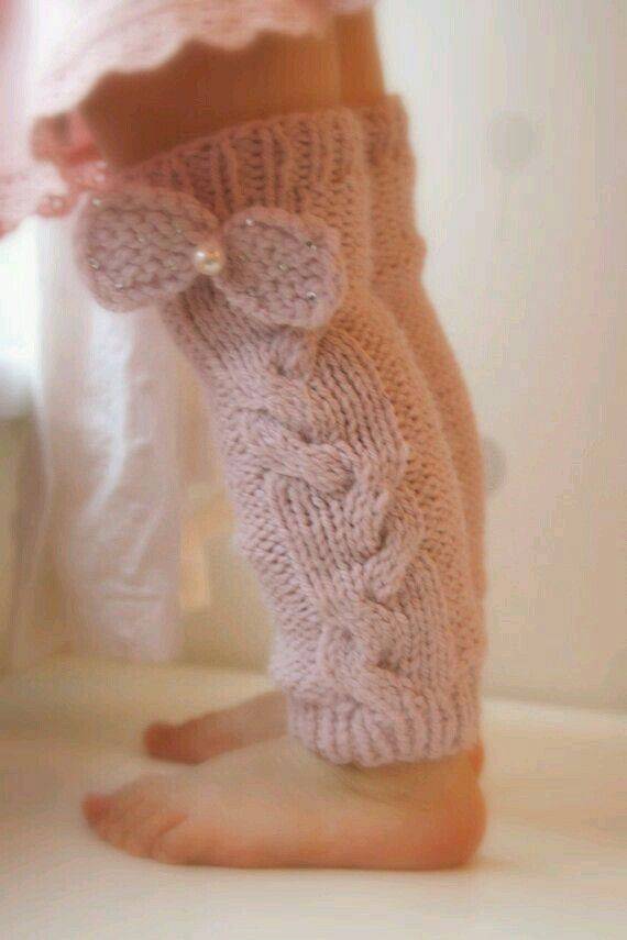 crochet baby leg warmers