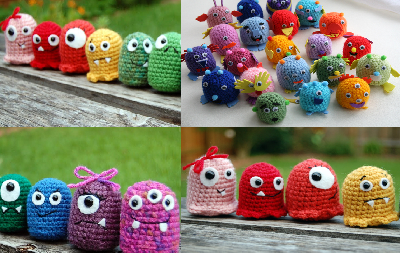crochet baby monsters