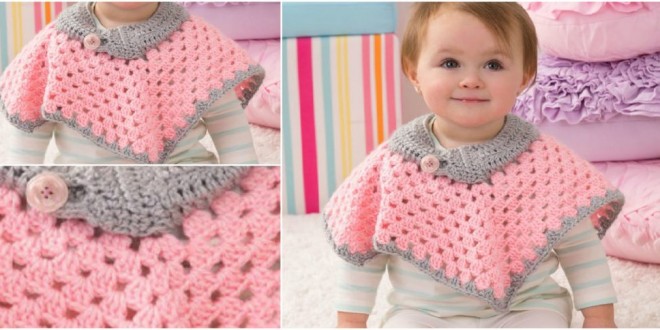 crochet baby poncho