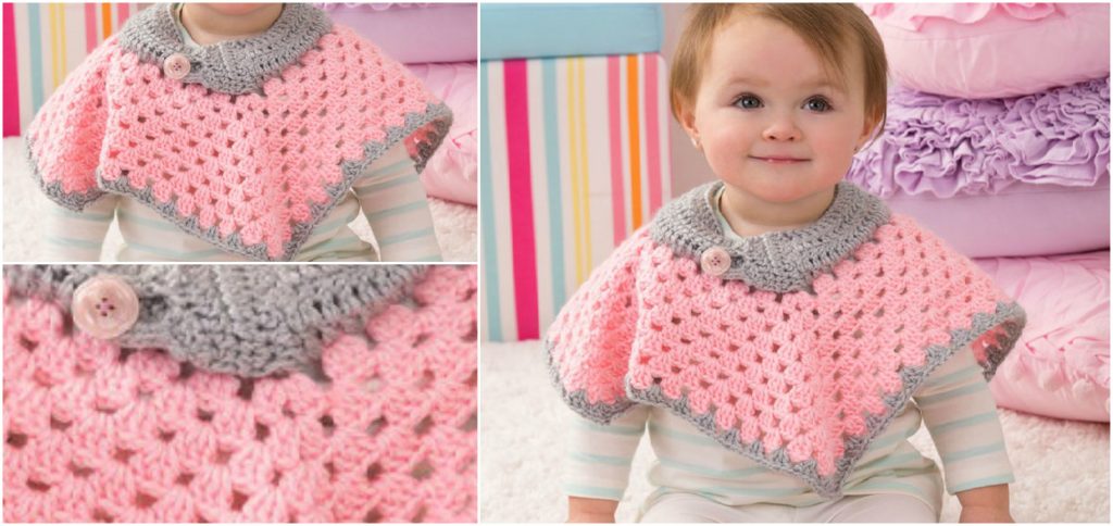 crochet baby poncho