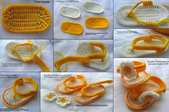 crochet baby sandals graphics 1