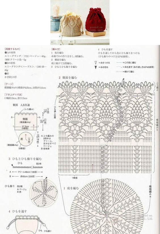 crochet bag graphics ideas 1
