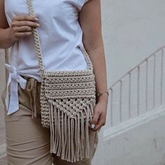 crochet bags with fringe 1