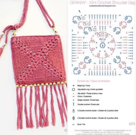 crochet bags with fringe 2