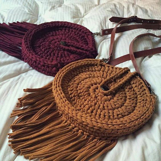 crochet bags with fringe 4