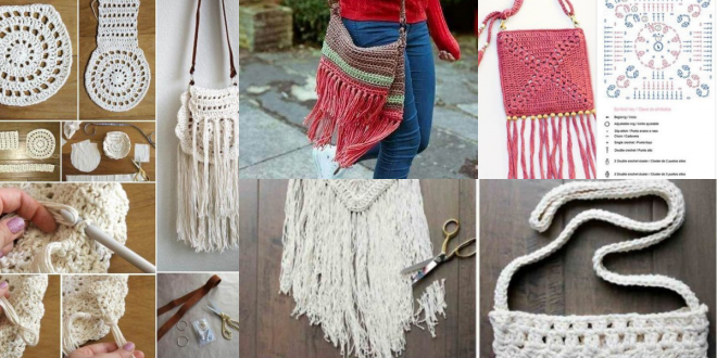 crochet bags with fringe