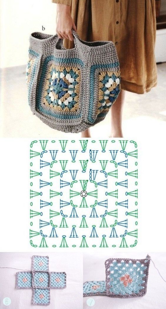 crochet bags with graphics 8