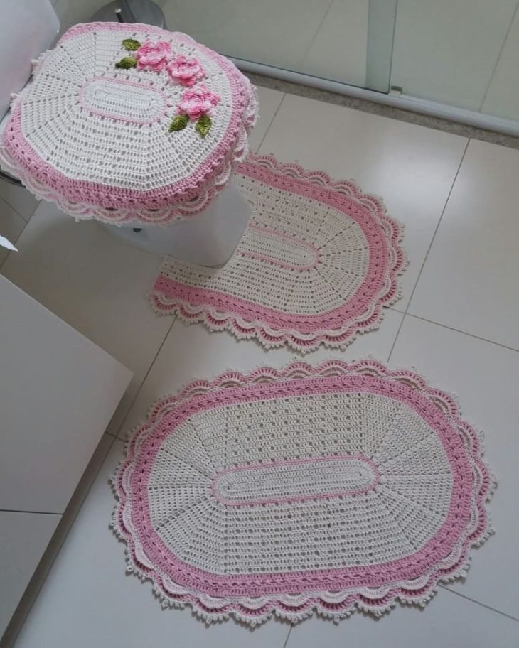 crochet bathroom rugs patterns ideas