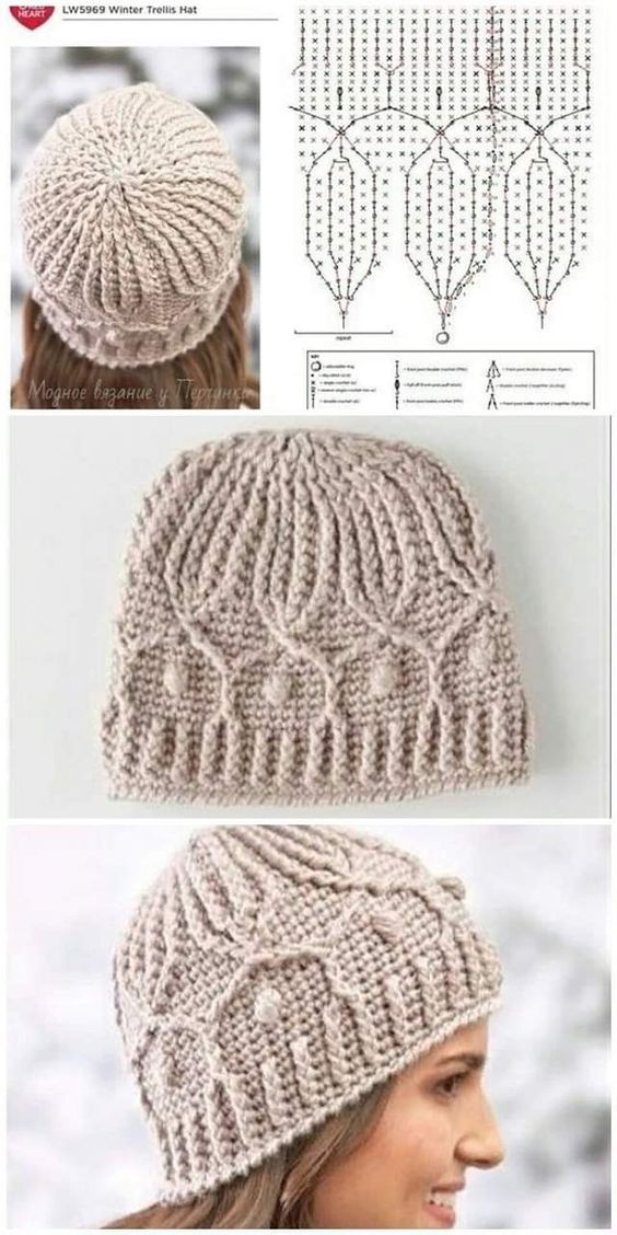 crochet beanie graphics 5