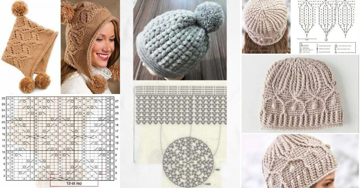 crochet beanie graphics