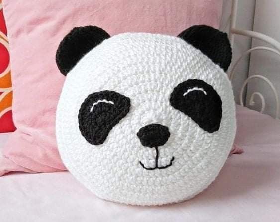 crochet bear cushion tutorial 10