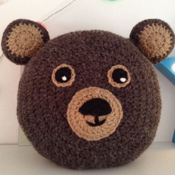 crochet bear cushion tutorial