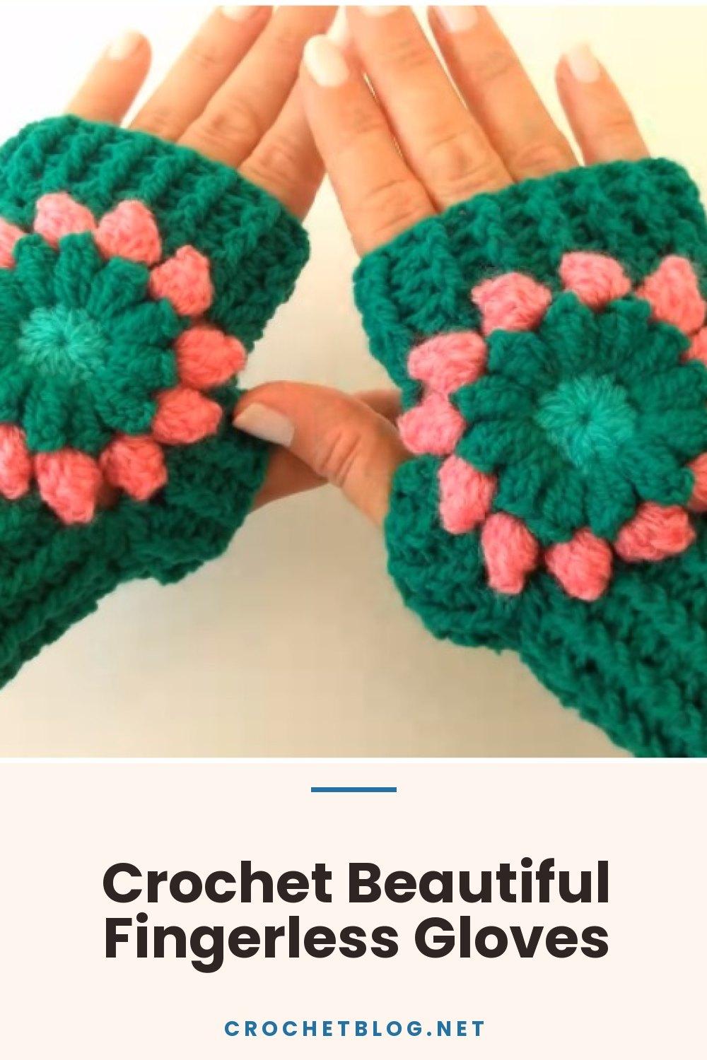Crochet Beautiful Fingerless Gloves