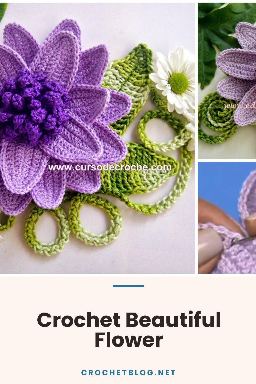 Crochet Beautiful Flower