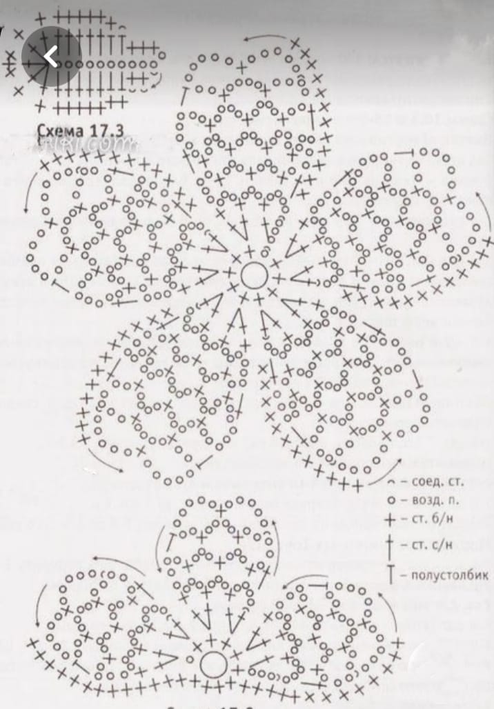 crochet beautiful open stitch flowers 1