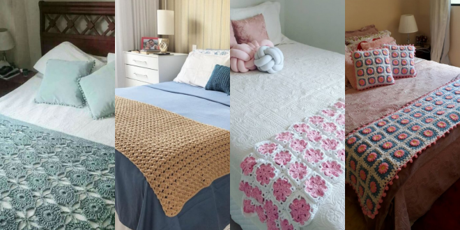 crochet bed runner blanket