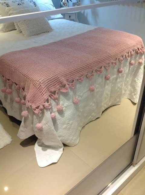 crochet bed runner blanket