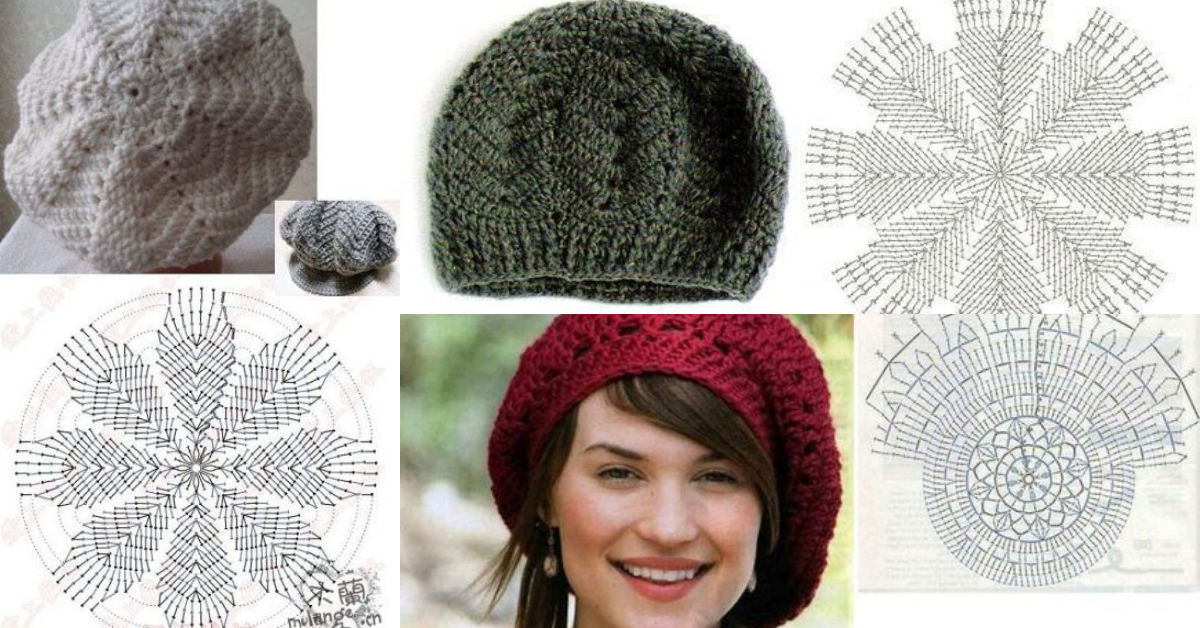 crochet beret tutorials