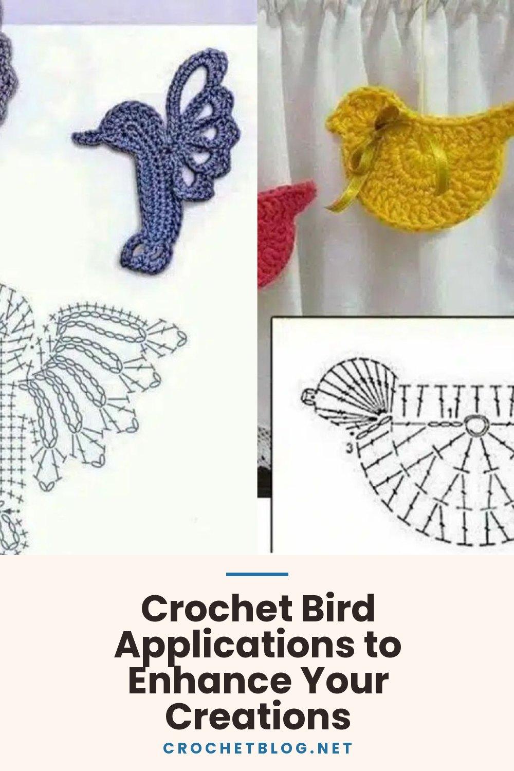 Crochet Bird Applications to Enhance Your Creations