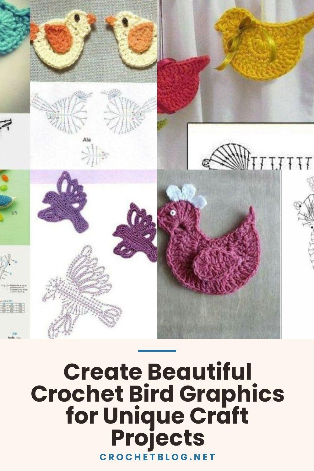 Create Beautiful Crochet Bird Graphics for Unique Craft Projects
