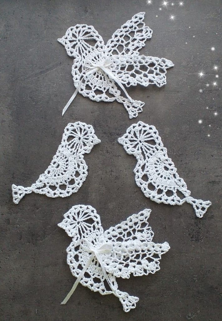 crochet bird graphics