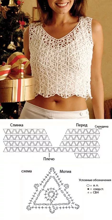 crochet blouse ideas with graphics 8