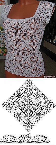 crochet blouses and tops 1