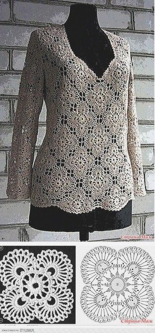 crochet blouses and tops 4
