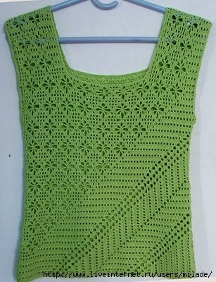 crochet blouses and tops 5