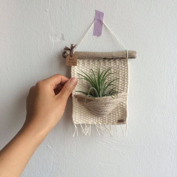 crochet boho wall hanging 8