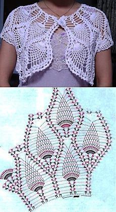 crochet bolero tutorial ideas 3