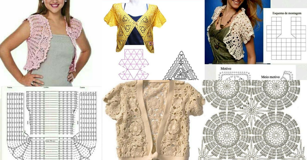 crochet bolero tutorial ideas