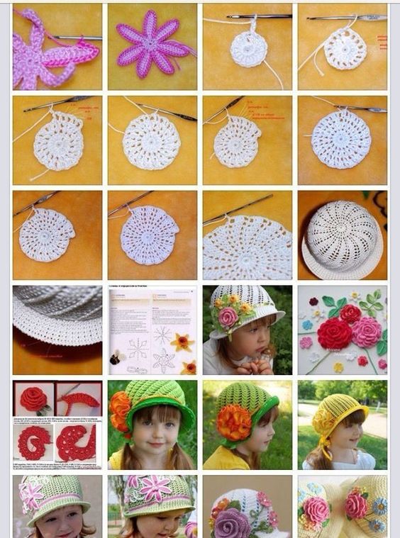 crochet bonnet summer 4