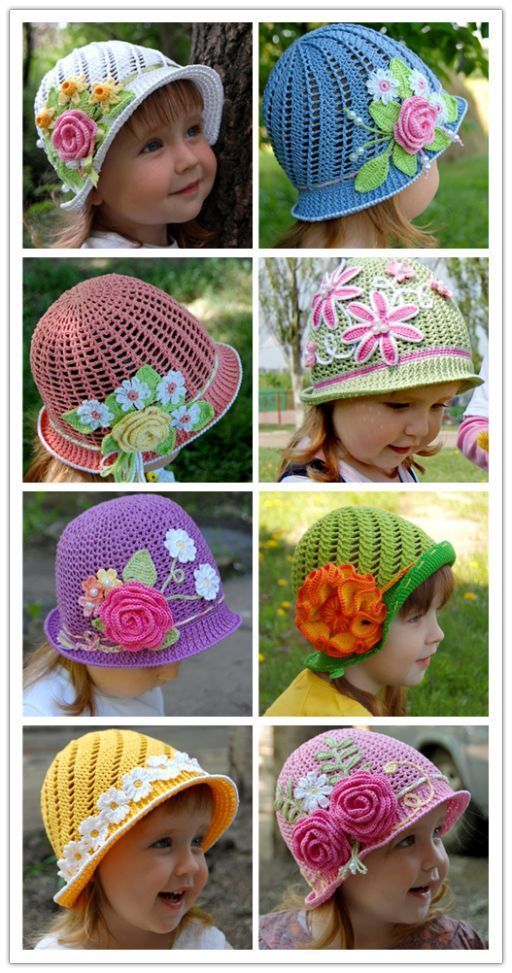 crochet bonnet summer