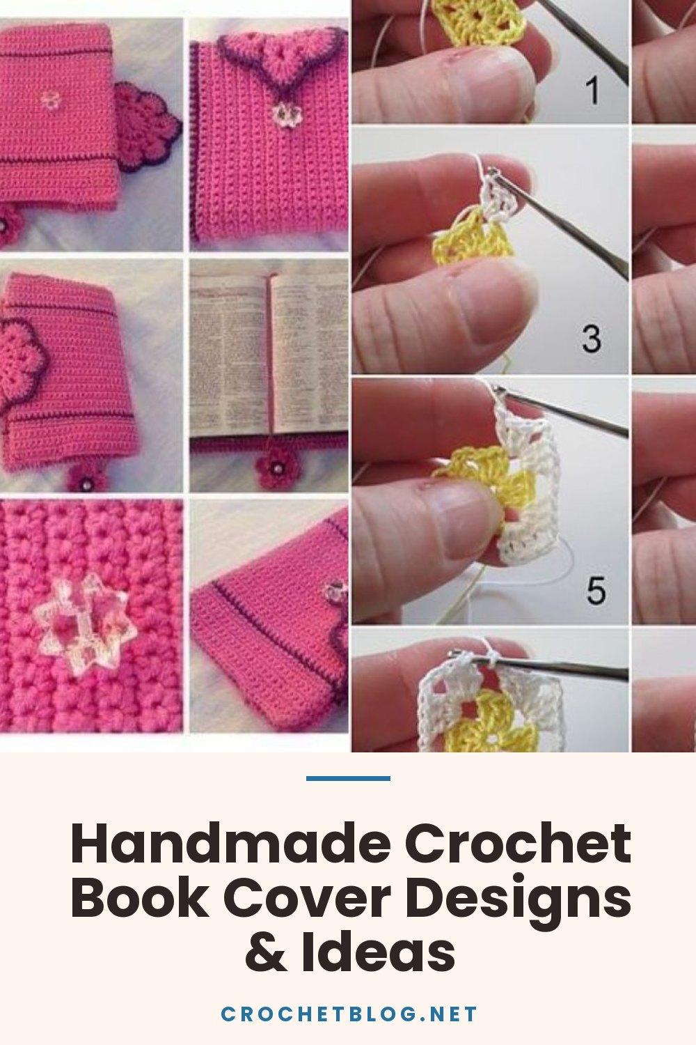 Handmade Crochet Book Cover Designs & Ideas