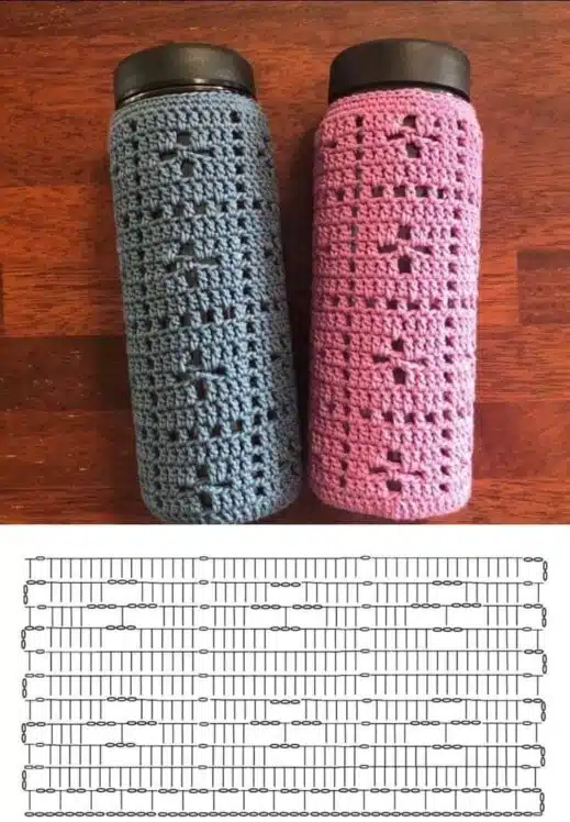 crochet bottle holder diy guide 2