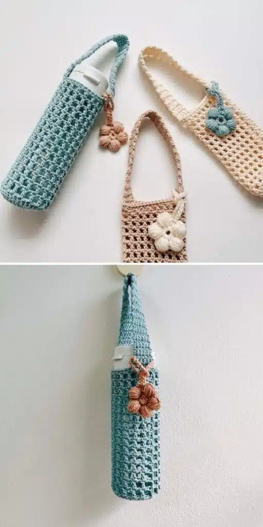 crochet bottle holder diy guide