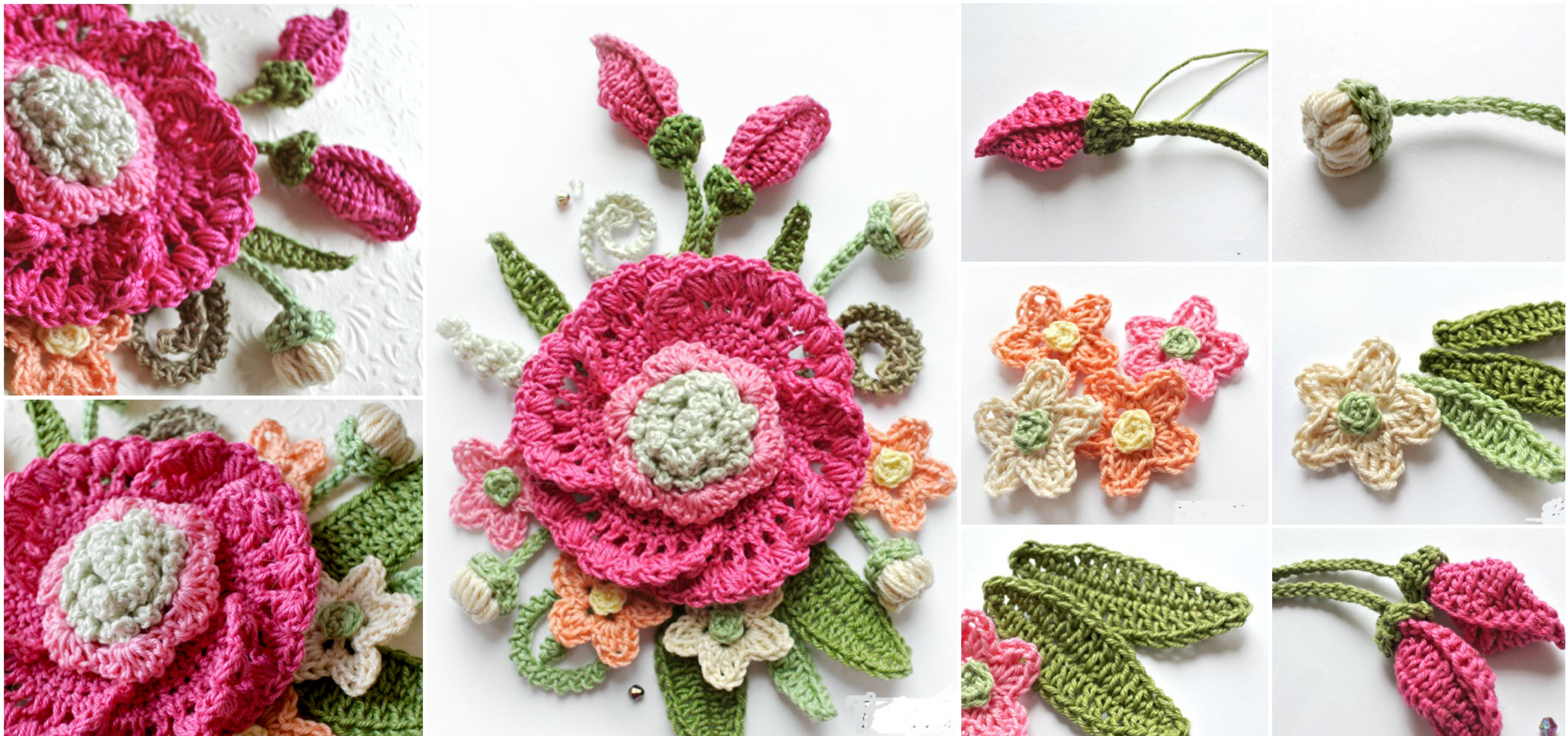 crochet bouquet flower