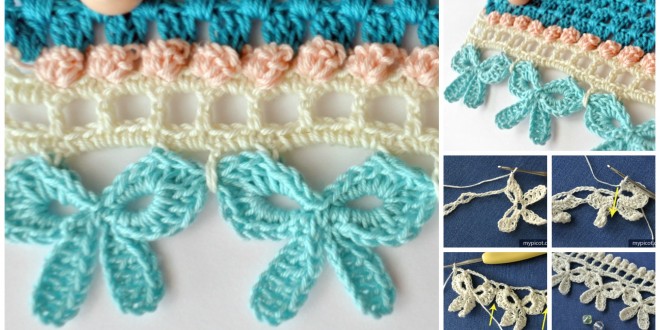 crochet bow edge