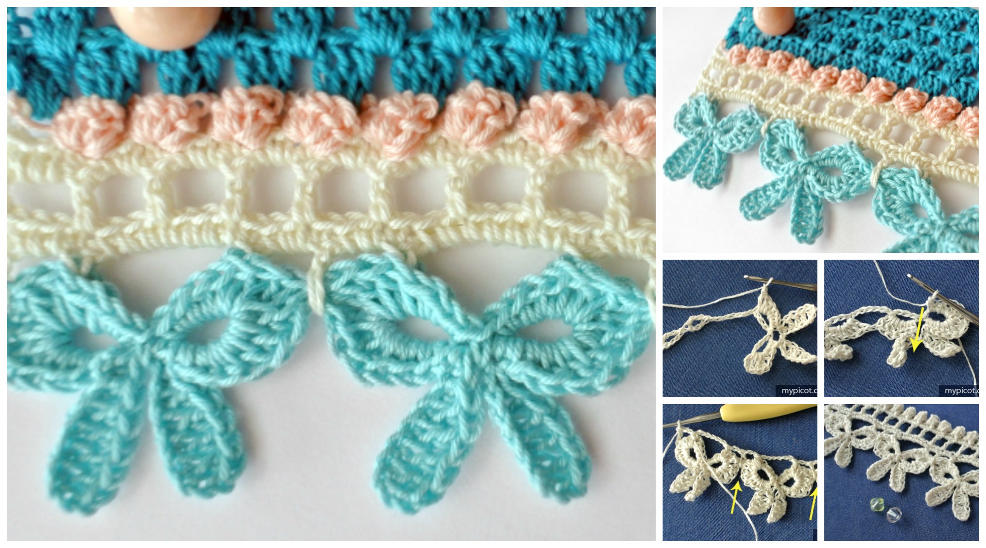 crochet bow edge