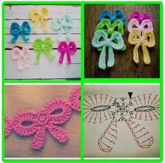 crochet bows with patterns 13