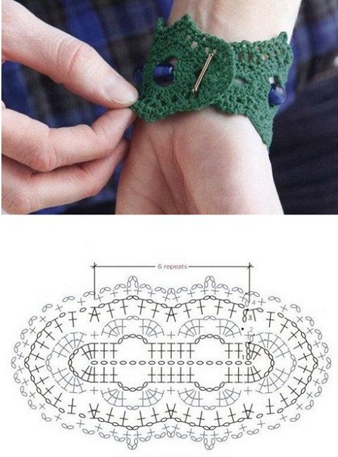 crochet bracelet ideas pattern ideas 2