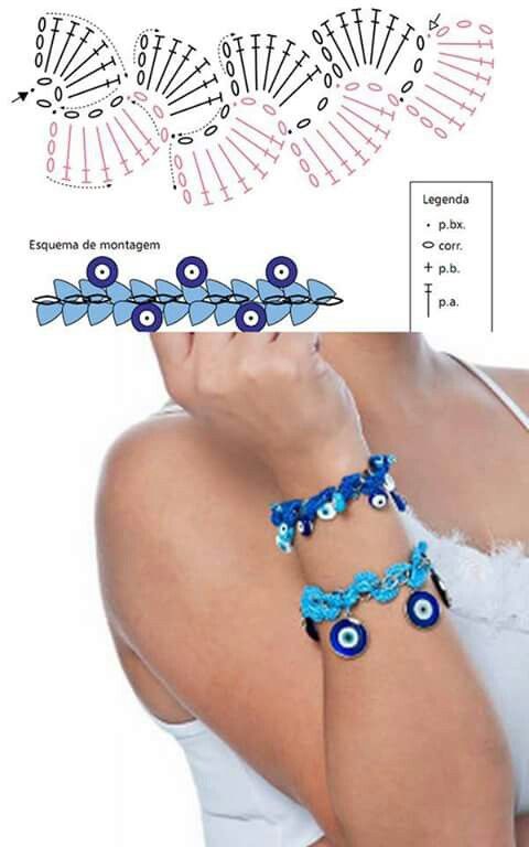 crochet bracelet ideas pattern ideas 9