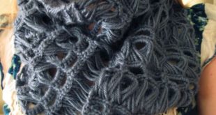 crochet broomstick lace scarf