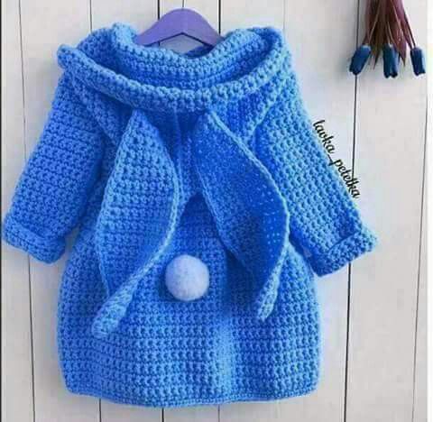 crochet bunny ears jacket ideas 3
