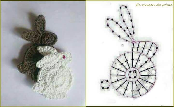 crochet bunny ornament ideas 3