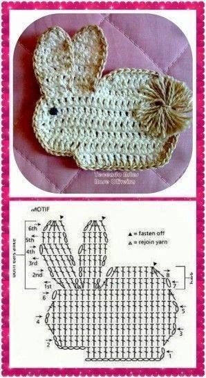 crochet bunny ornament ideas 6