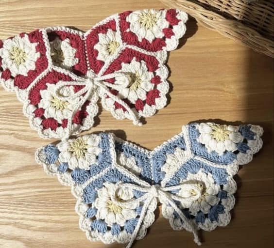 crochet butterfly boleros 2